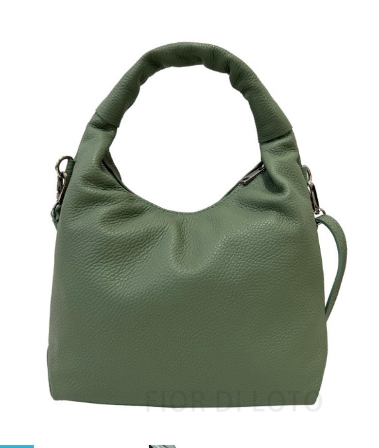 ITALIAN LEATHER SHOULDER BAG